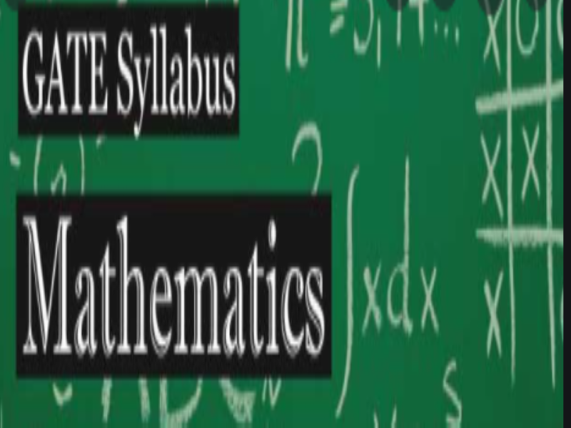 GATE Exam Mathematics (MA) Syllabus